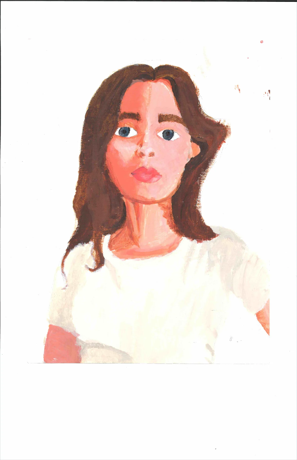 Portrait in Warm Tones, painting by Anna Salazar